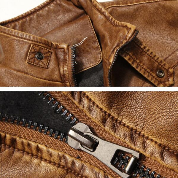 Espnman Leather Chopper Jacket - Image 6