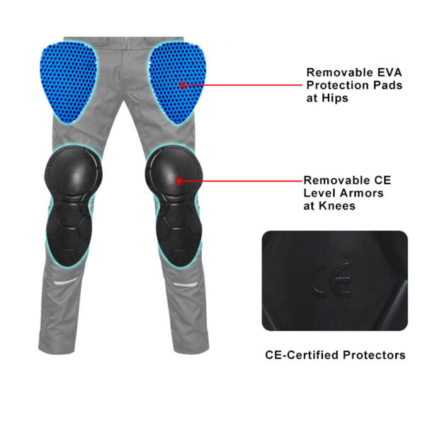 Espnman Hyper Motorcycle Armored Riding Pants All-Season - Image 2