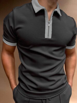 Men's Casual Short Sleeve Polo Shirt