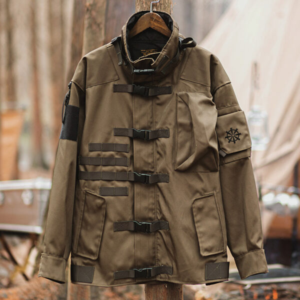 American Tactical Vintage Multi-pocket Camping Jacket - Image 7