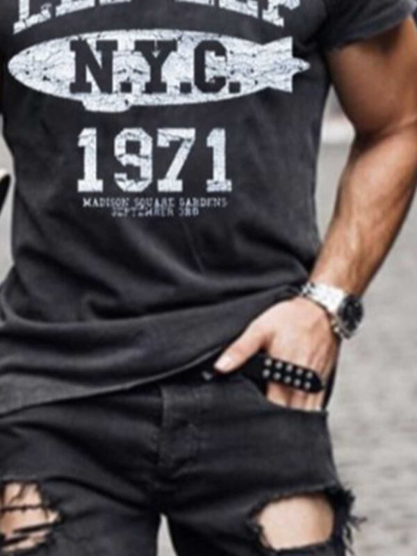 Crew Neck Casual T-Shirts & Tops - Image 3