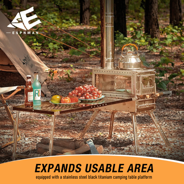 Wood Burning Stove Camping Portable Hot Tent Stove - Image 7