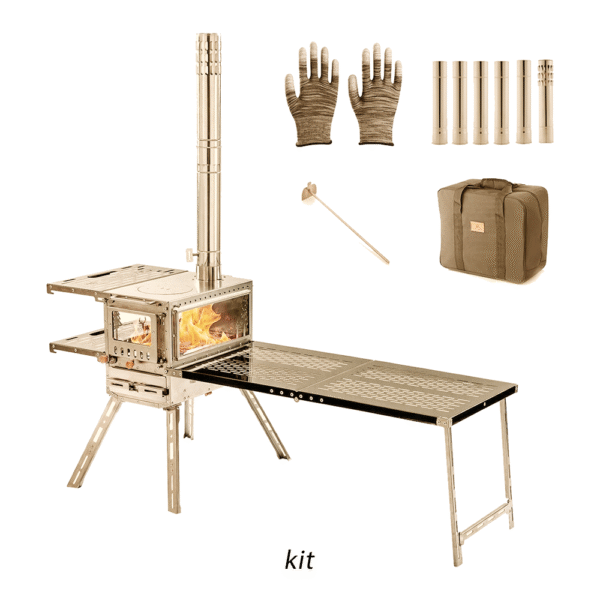 Wood Burning Stove Camping Portable Hot Tent Stove - Image 2