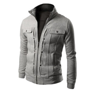 Men's Fashion Casual Side Zip Hoodie
