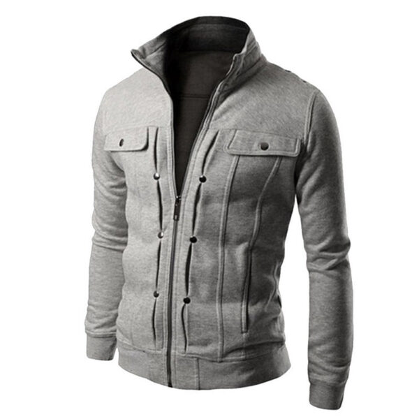 Men's Fashion Casual Side Zip Hoodie