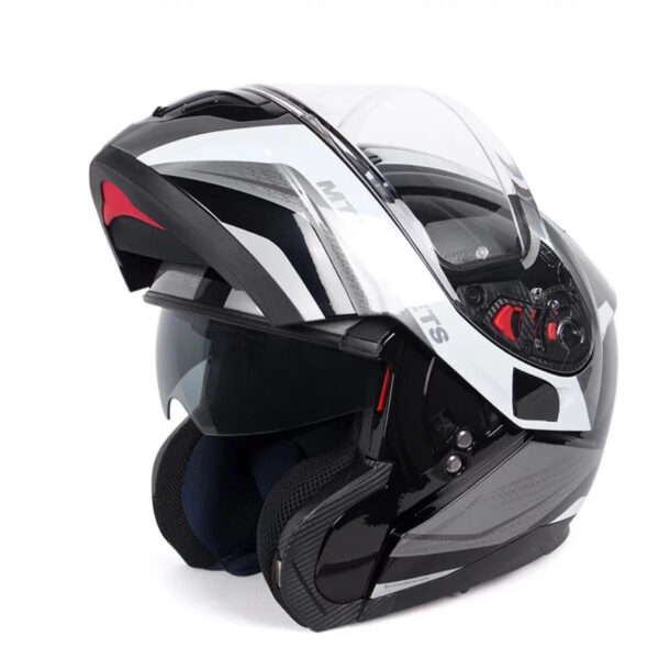 Modular Motorcycle Helmet Double Visor MT Helmet ATOM SV - Image 2