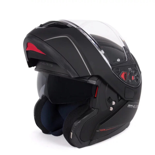 Modular Motorcycle Helmet Double Visor MT Helmet ATOM SV - Image 4