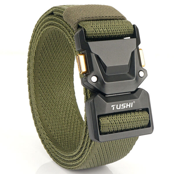 Men's Outdoor Leisure Tactical Quick Release Buckle Elastic Belt