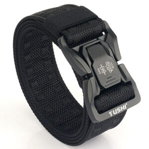 Men's Outdoor Commuter Buckle Fast Dry Nylon Tactical Belt