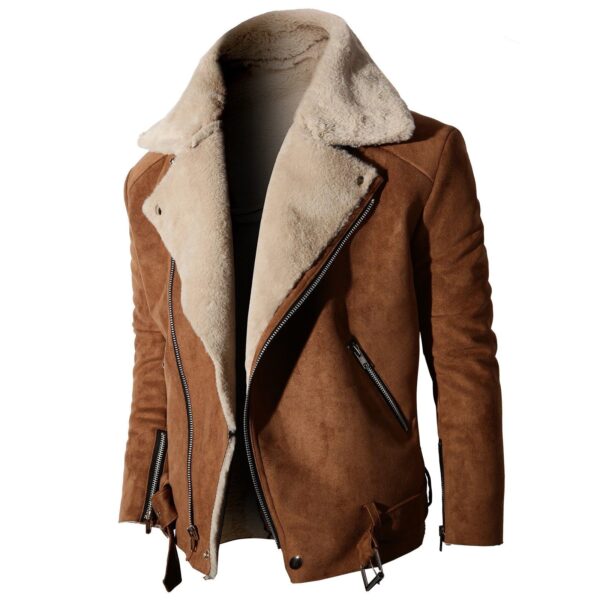 Men's Outdoor Casual Warm Lapel Jacket
