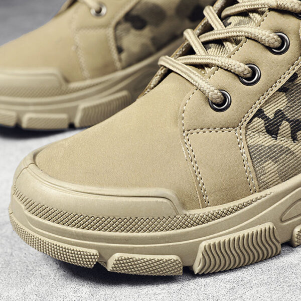 Men's Casual Camouflage Martin Boots Vintage Military Boots - Image 7