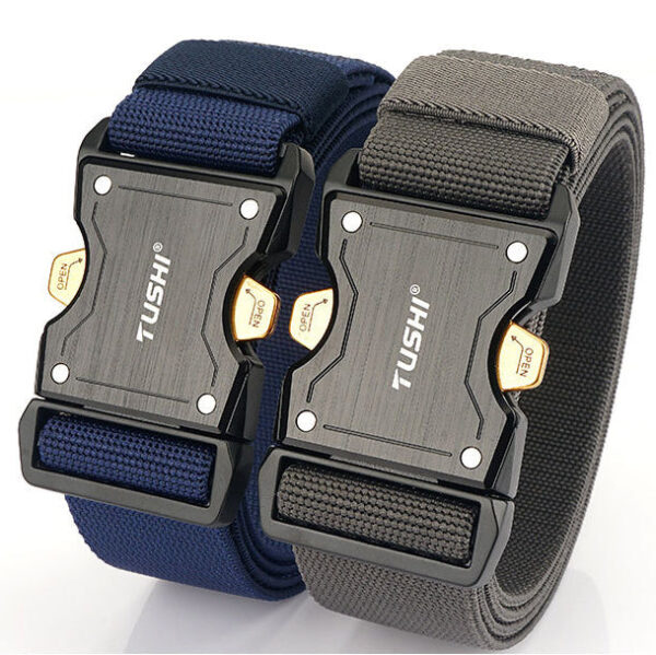 Men's Outdoor Nylon Quick Dry Aluminum Alloy Buckle Tactical Belt - Image 9