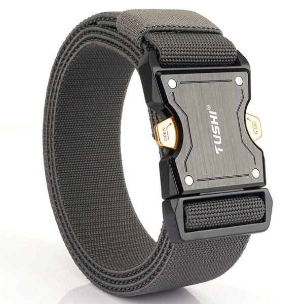 Men's Outdoor Nylon Quick Dry Aluminum Alloy Buckle Tactical Belt - Image 3