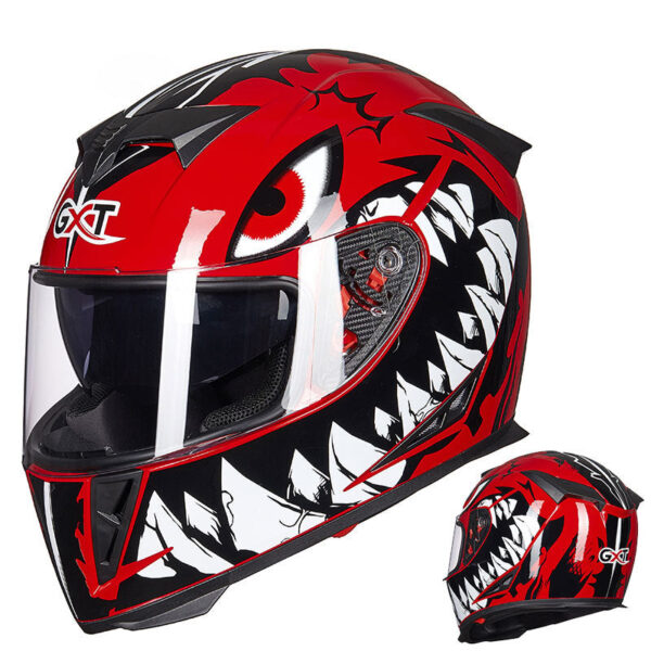 Shark G358 Full Face Motorcycle Helmet with Dual Visors - Image 3