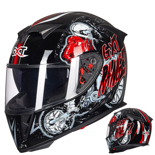 Shark G358 Full Face Motorcycle Helmet with Dual Visors - Image 9