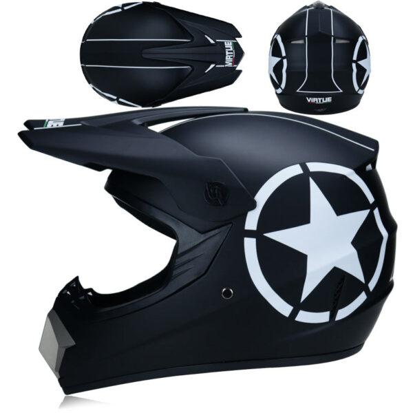 All-weather Off-Road Motorcycle Helmet Virtue Dirt Bike Racing Helmet - Image 3