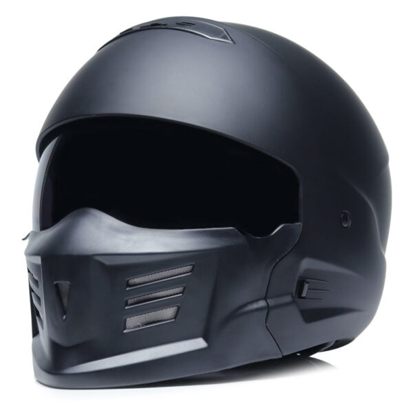 MMG Full Face Motorcycle Helmet DOT - Titanium Gray - Image 2