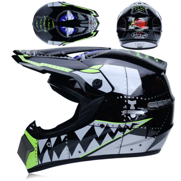All-weather Off-Road Motorcycle Helmet Virtue Dirt Bike Racing Helmet - Image 7