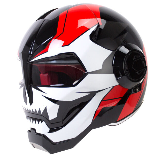 Vintage Full Face Motorcycle Helmet - Image 6