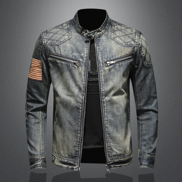 Classic Vintage Denim Jacket - Image 6