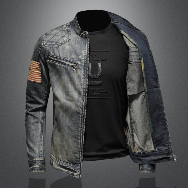 Classic Vintage Denim Jacket - Image 7