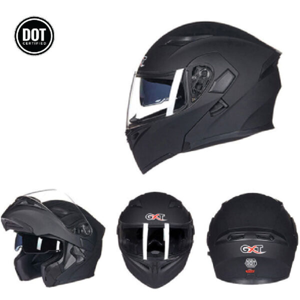 Motorcycle Modular Helmet with Dual Visors - Image 3