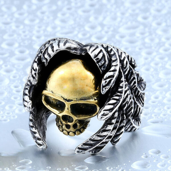 Winged Skull Ring