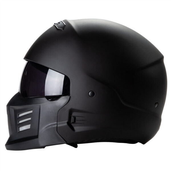 Combat Racing Helmet 3/4 Open Face Motorcycle Helmet - Image 5