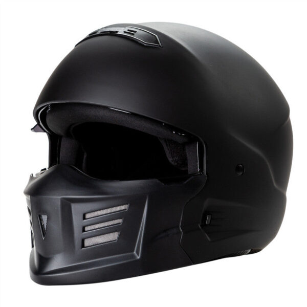 Combat Racing Helmet 3/4 Open Face Motorcycle Helmet - Image 3