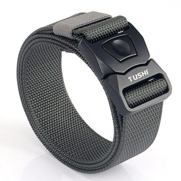 Men's Outdoor Tactical Quick Buckle Belt CS Field Training Nylon Outer Belt - Image 3