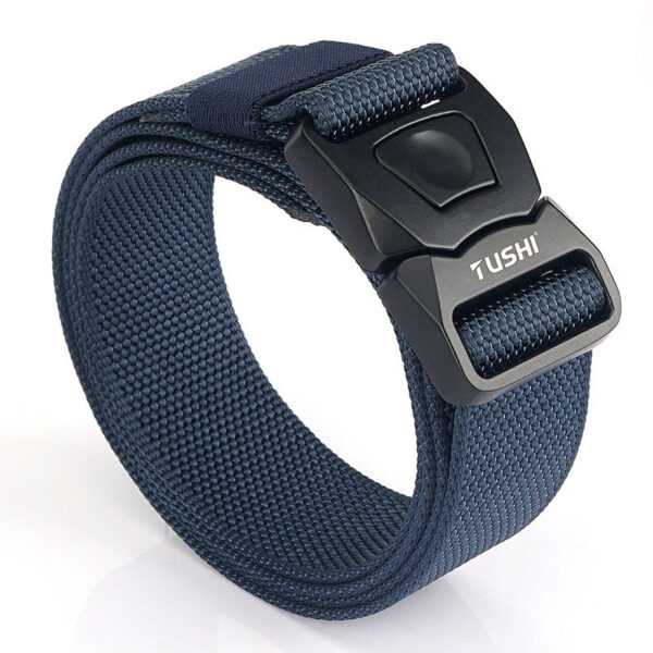 Men's Outdoor Tactical Quick Buckle Belt CS Field Training Nylon Outer Belt - Image 4