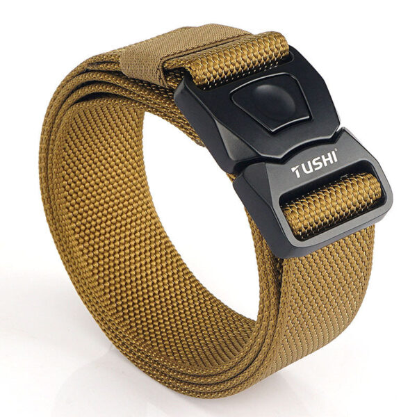 Men's Outdoor Tactical Quick Buckle Belt CS Field Training Nylon Outer Belt - Image 5