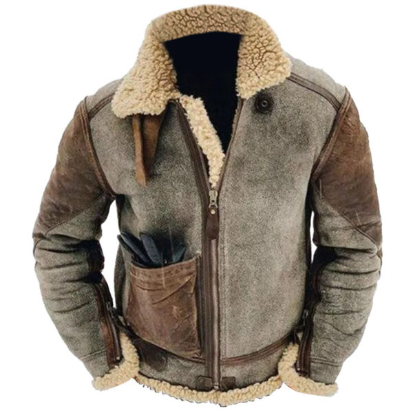 Men's Winter Warm Pocket Fleece Jacket - Image 9