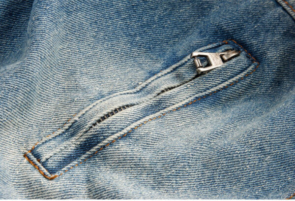 Men's Sherpa Fleece Lined Distressed Denim Trucker Jacket - Image 9