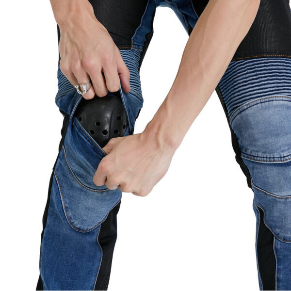PK719 Summer Motorcycle Jeans With Protection Gear - Image 3