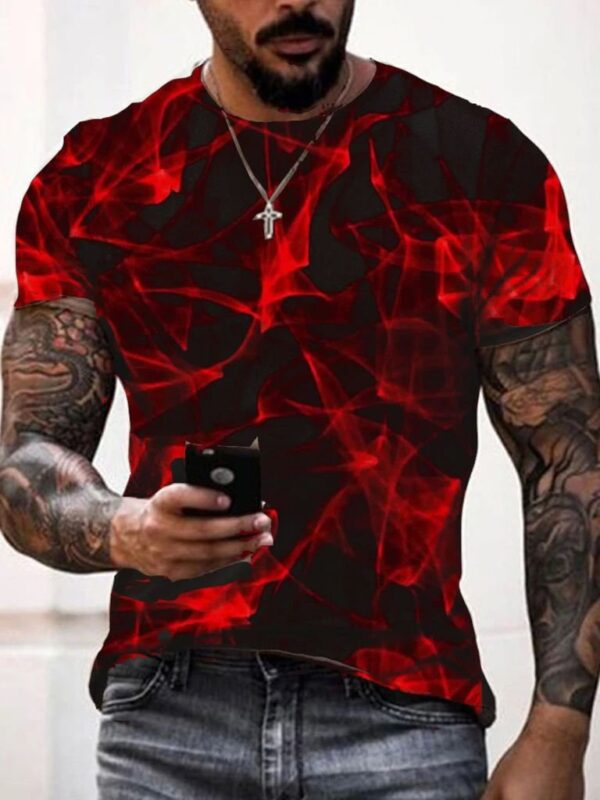 Printed Casual Crew Neck Shirts & Tops
