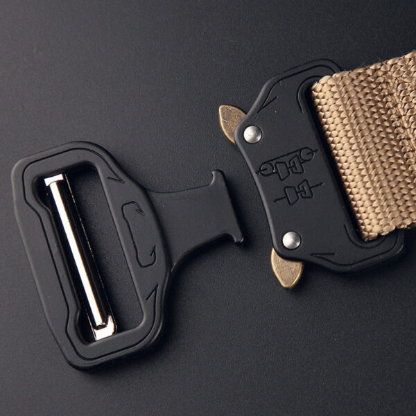 Men's Nylon Metal Buckle Outdoor Tactical Training Belt - Image 3