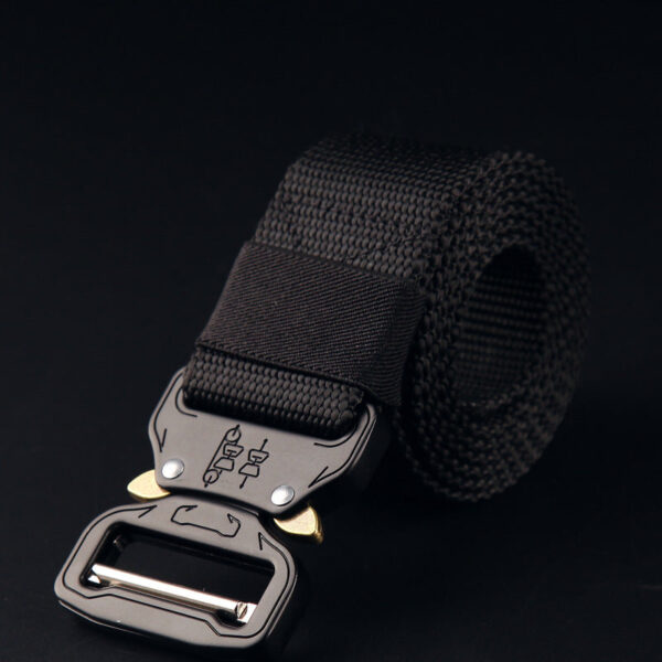 Men's Nylon Metal Buckle Outdoor Tactical Training Belt - Image 5