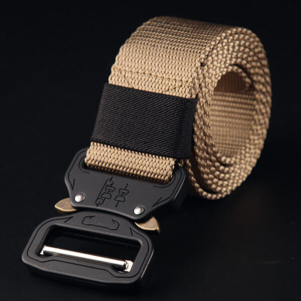 Men's Nylon Metal Buckle Outdoor Tactical Training Belt - Image 4