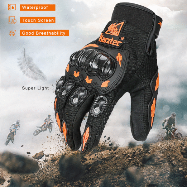 Karztec Racing Motorcycle Gloves - Image 4