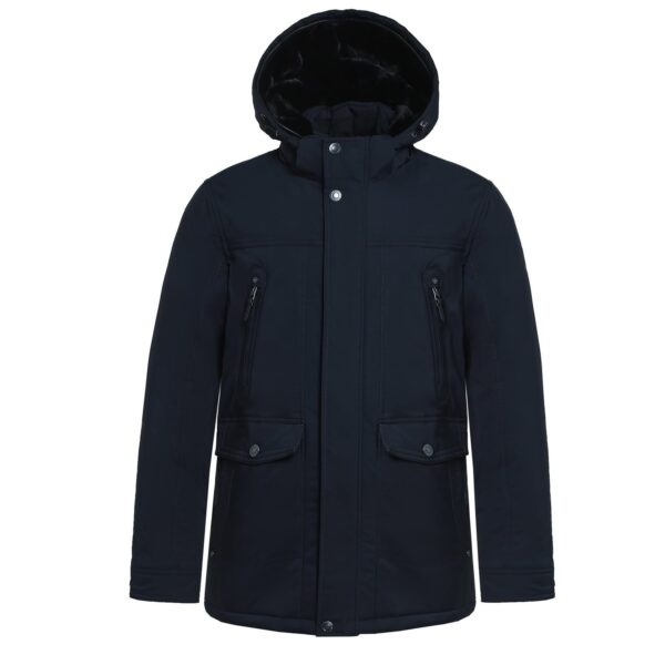 Fleece Detachable-hooded Weatherproof Extra Parka - Image 4