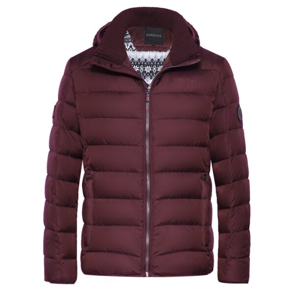 Ultra Hooded Logo Insulated Puffer Jacket(Regular&Plus Size) - Image 2