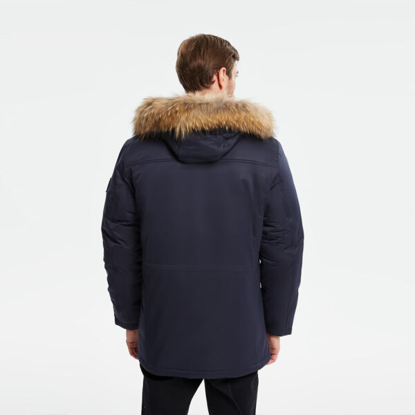 Functional Winter Hooded Parka With Built-in Thermometer(Regular&Plus Size) - Image 4
