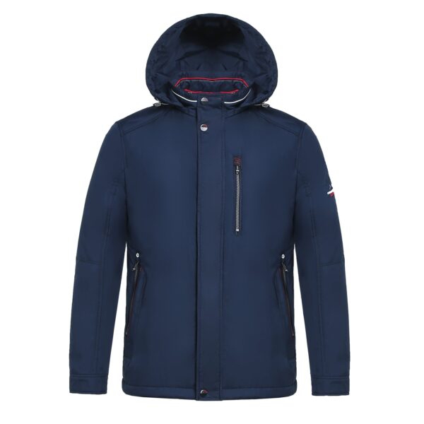 Detachable-hooded Ultra Warm Embroidered Logo Parka