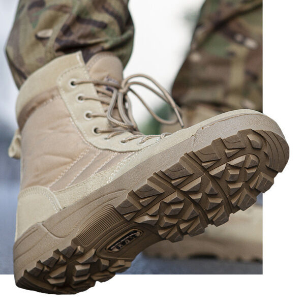 Archon Men's Outdoor Military Combat Boots Lightweight Waterproof Tactical Boots - Image 2