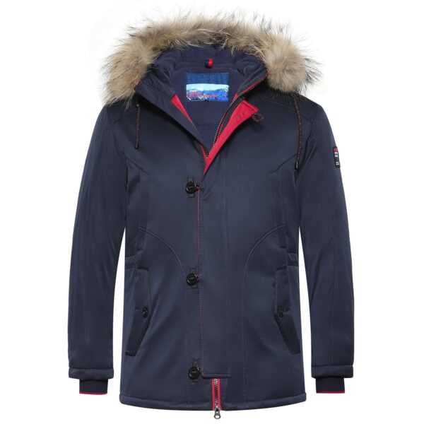 Functional Winter Hooded Parka With Built-in Thermometer(Regular&Plus Size) - Image 7