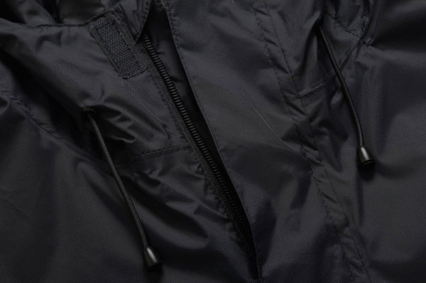 Men's Rain Jacket Lightweight Waterproof Raincoat with Adjustable Hooded Outdoor Hiking Windbreaker - Image 7