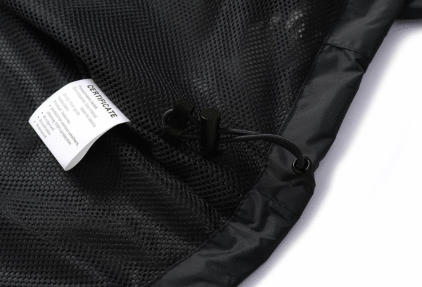 Men's Rain Jacket Lightweight Waterproof Raincoat with Adjustable Hooded Outdoor Hiking Windbreaker - Image 9