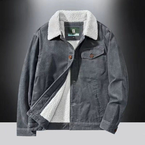 Men's Autumn & Winter Outdoor Casual Checked Hooded Jacket - Image 8