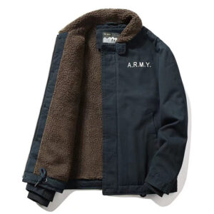 Men's Autumn & Winter Outdoor Casual Checked Hooded Jacket